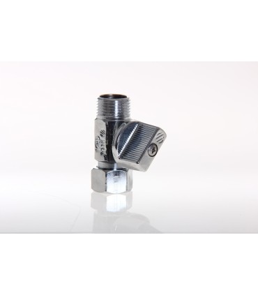 Robinet Equerre M.F.12/17 Chromé