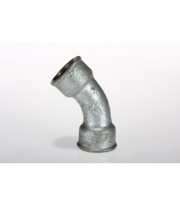 Courbe 45°GR Acier Zing. F.12/17