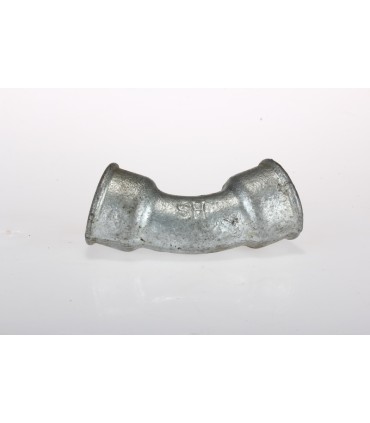 Courbe 45°GR Acier Zing. F.12/17