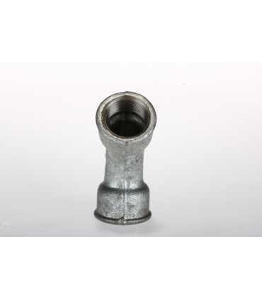 Courbe 45°GR Acier Zing. F.15/21