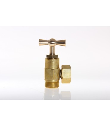 Robinet d'équerre 15/21 chromé
