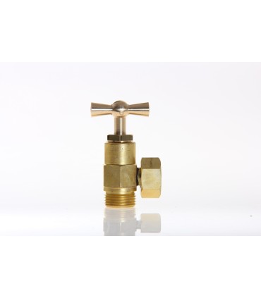 Robinet d'équerre 15/21 chromé