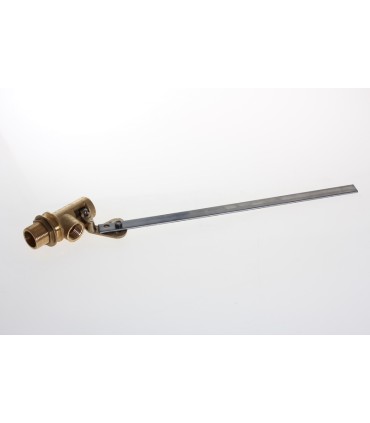 Robinet flot 15/21 Tige Droite méplat 3x15