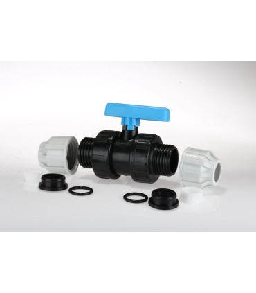 Vanne PVC pour Tuyau Ø 40mm