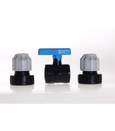 Vanne PVC pour Tuyau Ø 40mm