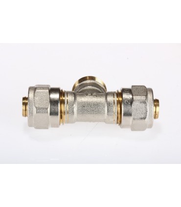 Té male 20x27 pour tuyaux multicouche Ø20