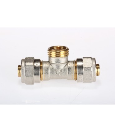 Té male 20x27 pour tuyaux multicouche Ø20