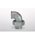 Coude Union Acier Zingué F.33/42