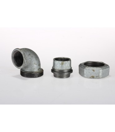 Coude Union Acier Zingué F.33/42