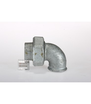 Coude Union Acier Zingué F.26/34