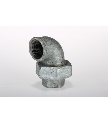 Coude Union Acier Zingué F.26/34