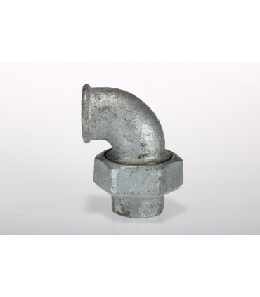 Coude Union Acier Zingué F.26/34