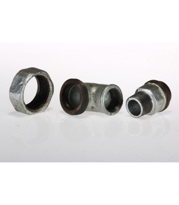 Coude Union Acier Zingué MF.15/21
